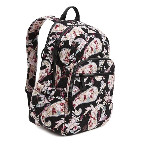 Vera Bradley Cotton Campus Backpack, Botanical Paisley