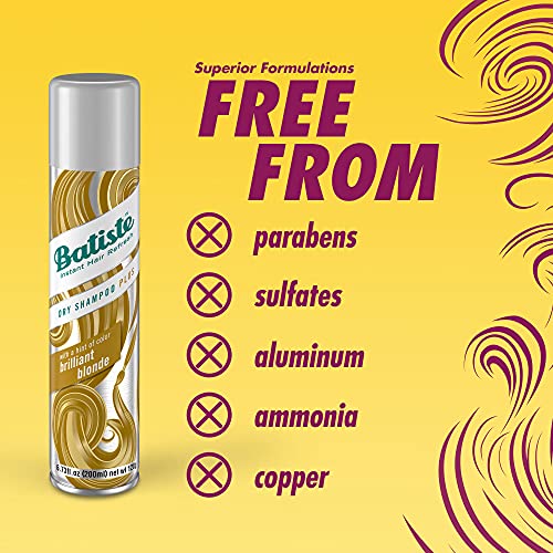 Batiste Dry Shampoo, Blonde, 3.81 oz (Pack of 6)