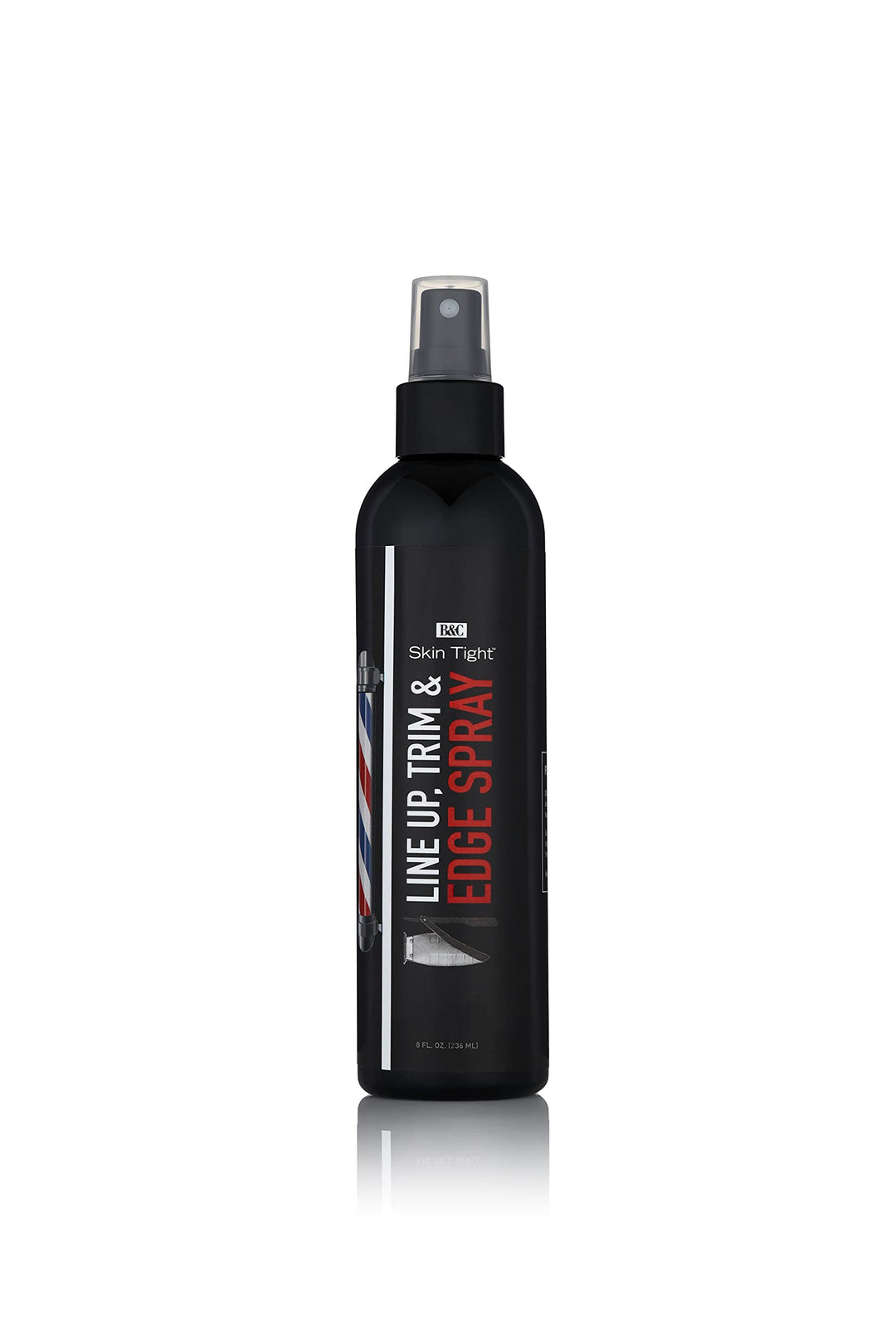 B&C Skin Tight Line Up Spray - Empowers Designs, Lines, Shape Ups, Edges - Also Great For Eyebrows, Beards, Mustaches (8 Oz)