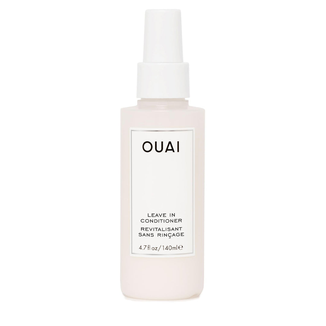 OUAI Leave In Conditioner & Heat Protectant Spray - Prime Hair for Style, Smooth Flyaways, Add Shine and Use as Detangling Spray
