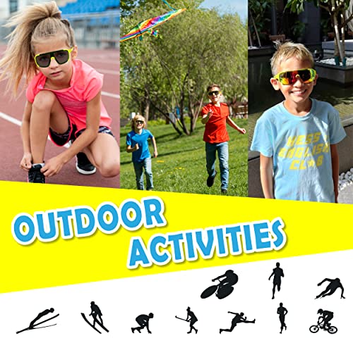 XII WY Polarized Youth Kids Sports fit over Sunglasses Cycling Running Golf for Boys Girls