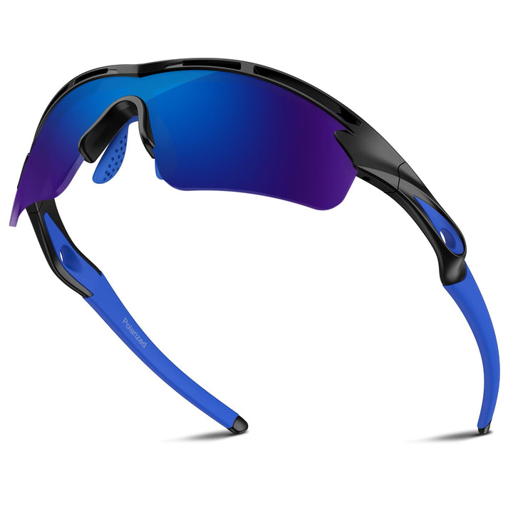 Polarized Sports Sunglasses for Men Women Youth Baseball Cycling Running Driving Fishing Tennis Golf Motor TAC UV400 TR90