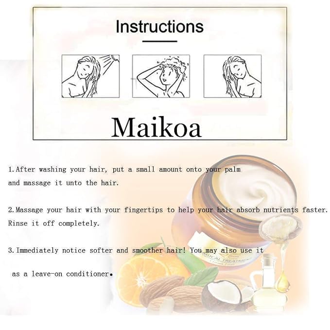 2 Pcs 120ml PURC Magical Hair Mask - 5 Seconds Repairs Damage, Advanced Molecular Repair for Roots, Keratin Treatment & Conditioner for Dry & Damaged Hair