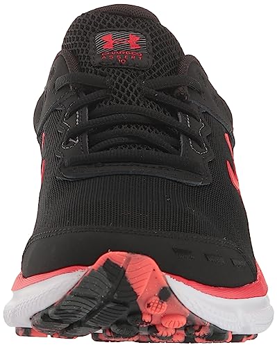 Under Armour Men's Charged Assert 10, (006) Black/Black/Red, 7, US