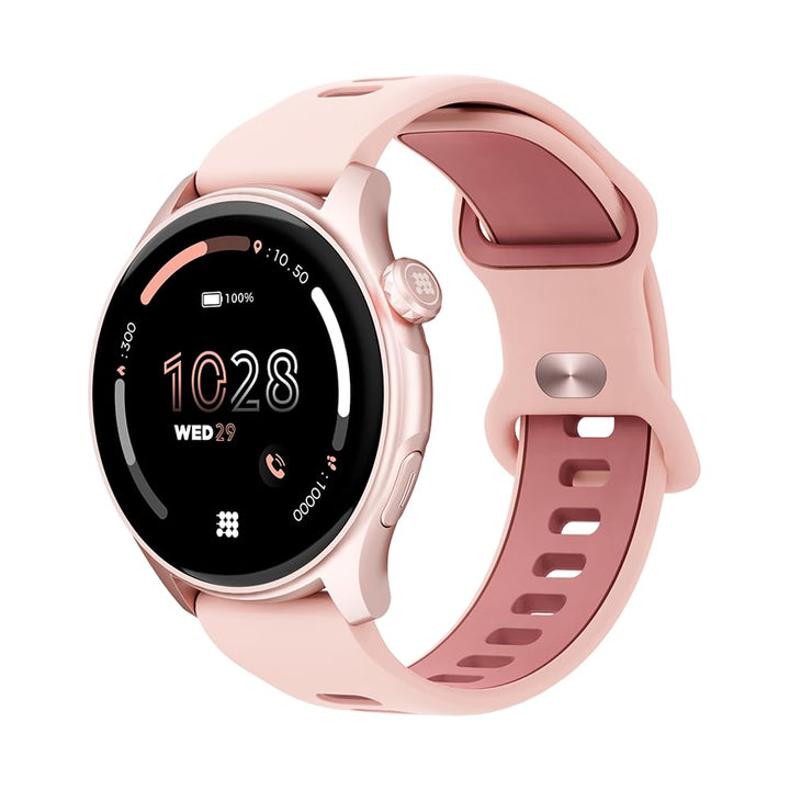 Cubitt Aura Smartwatch/Fitness Tracker with 1.43" Touch AMOLED Screen, Bluetooth Calling, 60+ Sports, Blood Oxygen, Heart Rate, Stress/Sleep Monitor, Waterproof, Step Counter, Compass Support