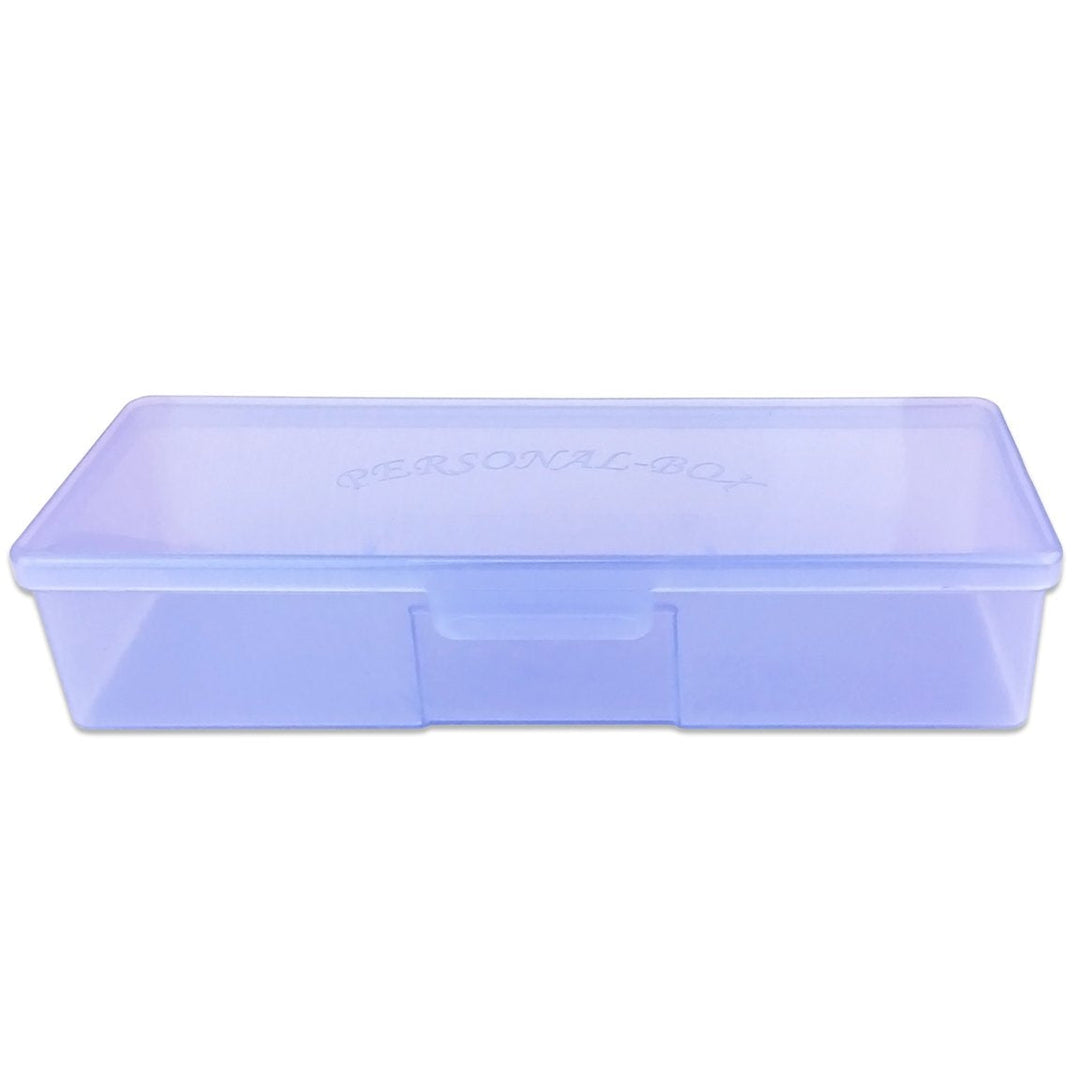 Beauticom Personal Box Storage Case For Professional Manicurist Nails Pedicure (Large Size) (1 Piece, Purple)