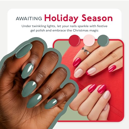 SUNUV Hema Free 16 Color Gel Nail Polish Kit with Base Top Coat,White Black Pink Nude Silver Glitters Gel Polish Set, Manicure Set Salon DIY Home Gift