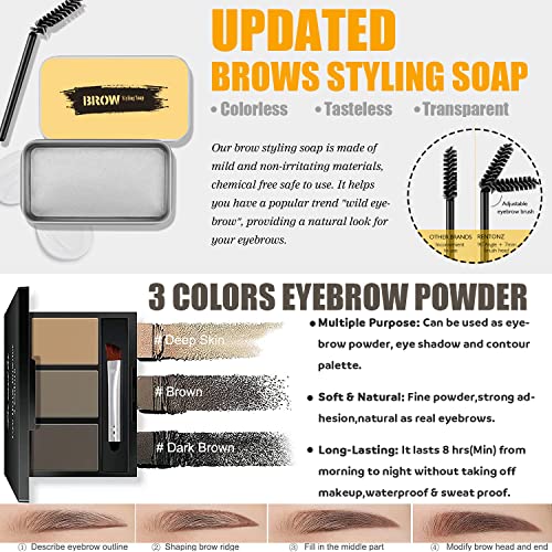 All in One Makeup Kit,Includes Naked Eyeshadow,Liquid Foundation,CC Cream,Lipstick Set,Mascara,Makeup Brush,Makeup Sponge,Eyebrow Powder,Eyebrow Soap,Eyeliner Stamp, Primer,Contour Stick,Cosmetic Bag