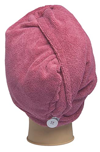 Diane Microfiber Hair Turban, Pink