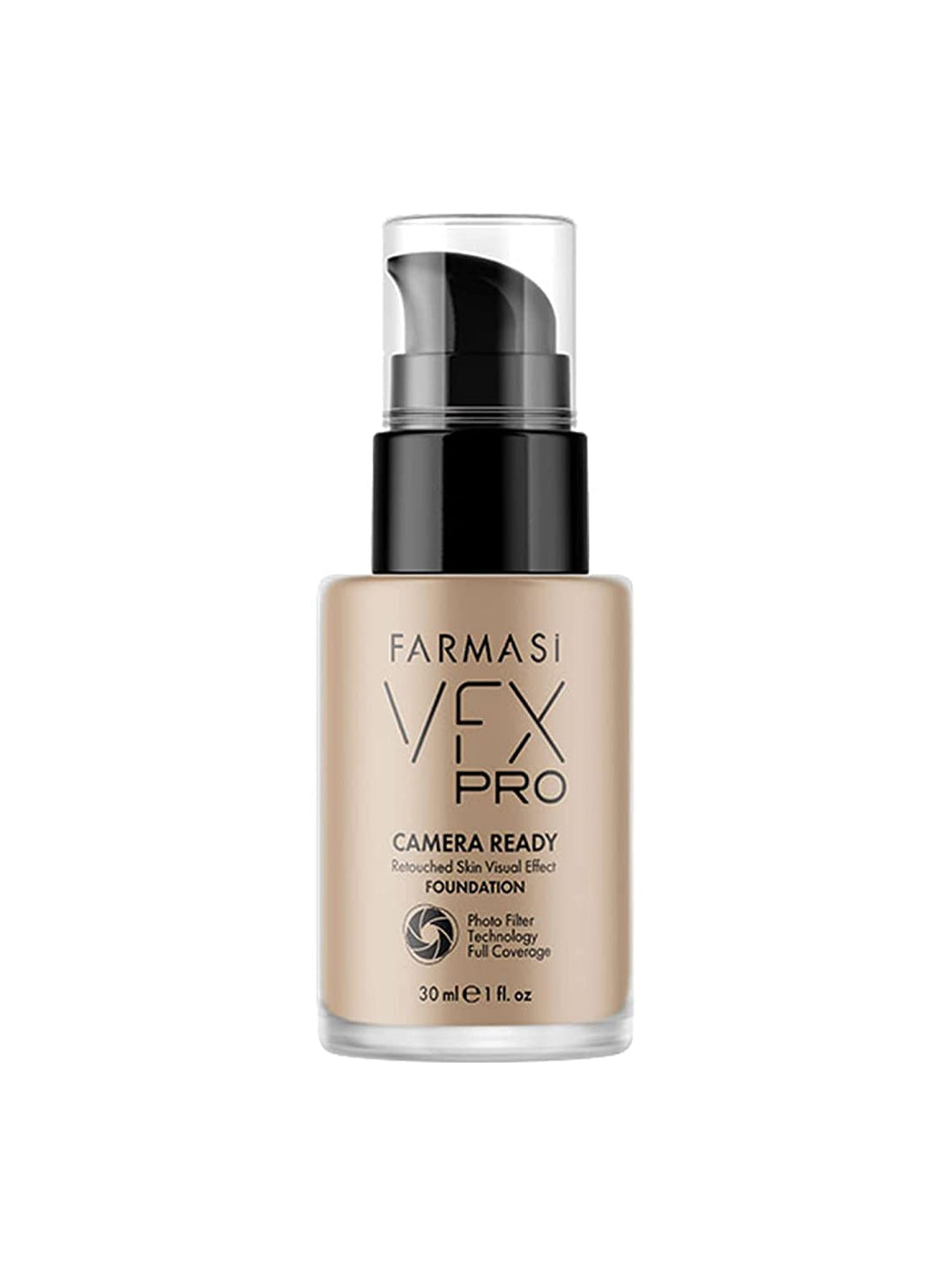 Farmasi Vfx Pro Camera Ready, 30 Ml Liquid Cream, Lightweight Long Lasting Coverage, Face Makeup, Foundation 10 (Natural Beige)