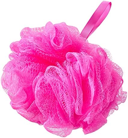 Bath Loofah Sponge Collection (8-Pack), Bath Shower Loofah Sponges - Mesh Pouf Shower Body Scrubber Exfoliators ((Orange, Purple, Black, White, Green, Pink, Blue, Purple))