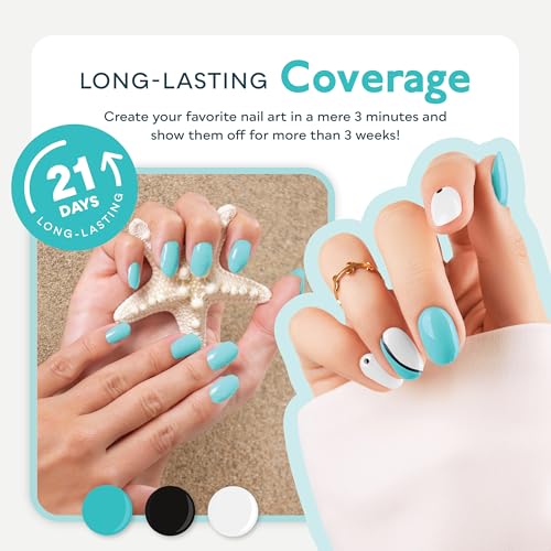 SUNUV Hema Free 16 Color Gel Nail Polish Kit with Base Top Coat,White Black Pink Nude Silver Glitters Gel Polish Set, Manicure Set Salon DIY Home Gift