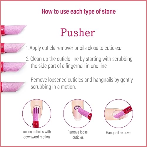 1PCS Ceramic Cuticle On/Off Oil Pusher Cuticle Pusher (Light purple)