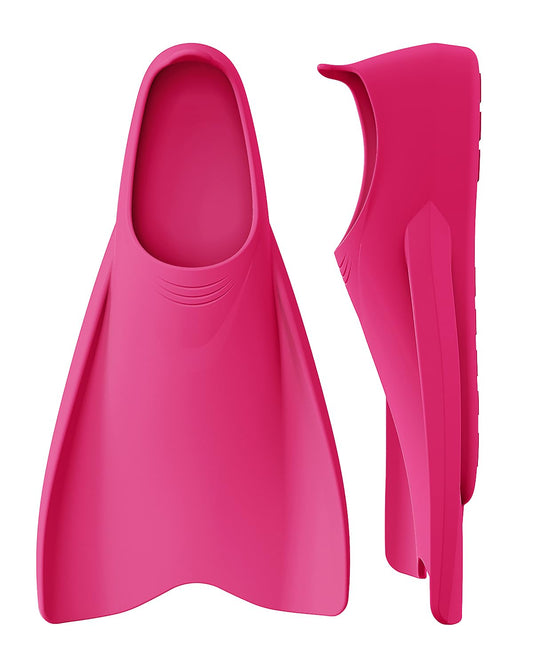 W WSTOO Streamlined Swimming Fins,Training Short Flippers,Silicone Swimming Flippers for Kids Adults Men and Women for Swimming Snorkeling and Diving