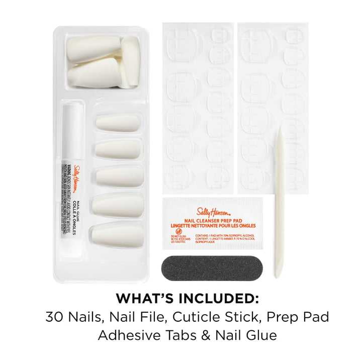 Sally Hansen Instant Cuticle Remover | Salon Effects Press-On Nails 30 Designs