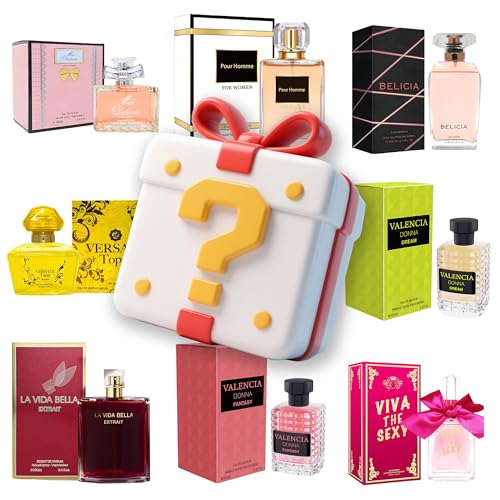 Women's Perfume - 100ml Eau de Parfum Spray | Random Scent Surprise Blind Box | Cologne for Women Gift Set | Long Lasting Fragrance Natural Body Spray(Random 4PCS)