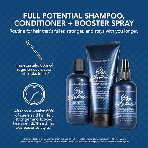 Bumble and bumble. Full Potential Hair Preserving Shampoo | Strengthening + Prevents Breakage | For Fuller, Stronger Hair, 8.5 Fl Oz