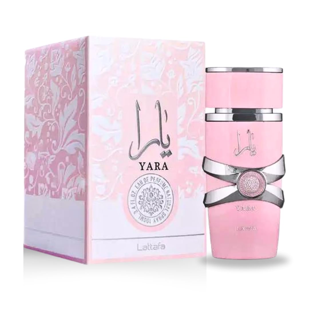 Lattafa Women's Fragrance Bundle | 2 x 3.4 Oz Yara & Yara Candy Eau De Parfum