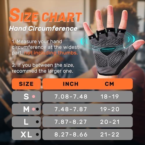 Yeendibo 5-in-1 Workout Gloves for Men & Women, with Excellent Grip, Full Protection Exercise Weight Lifting Gym Gloves, Detachable Wrist Strap & Mesh Bag