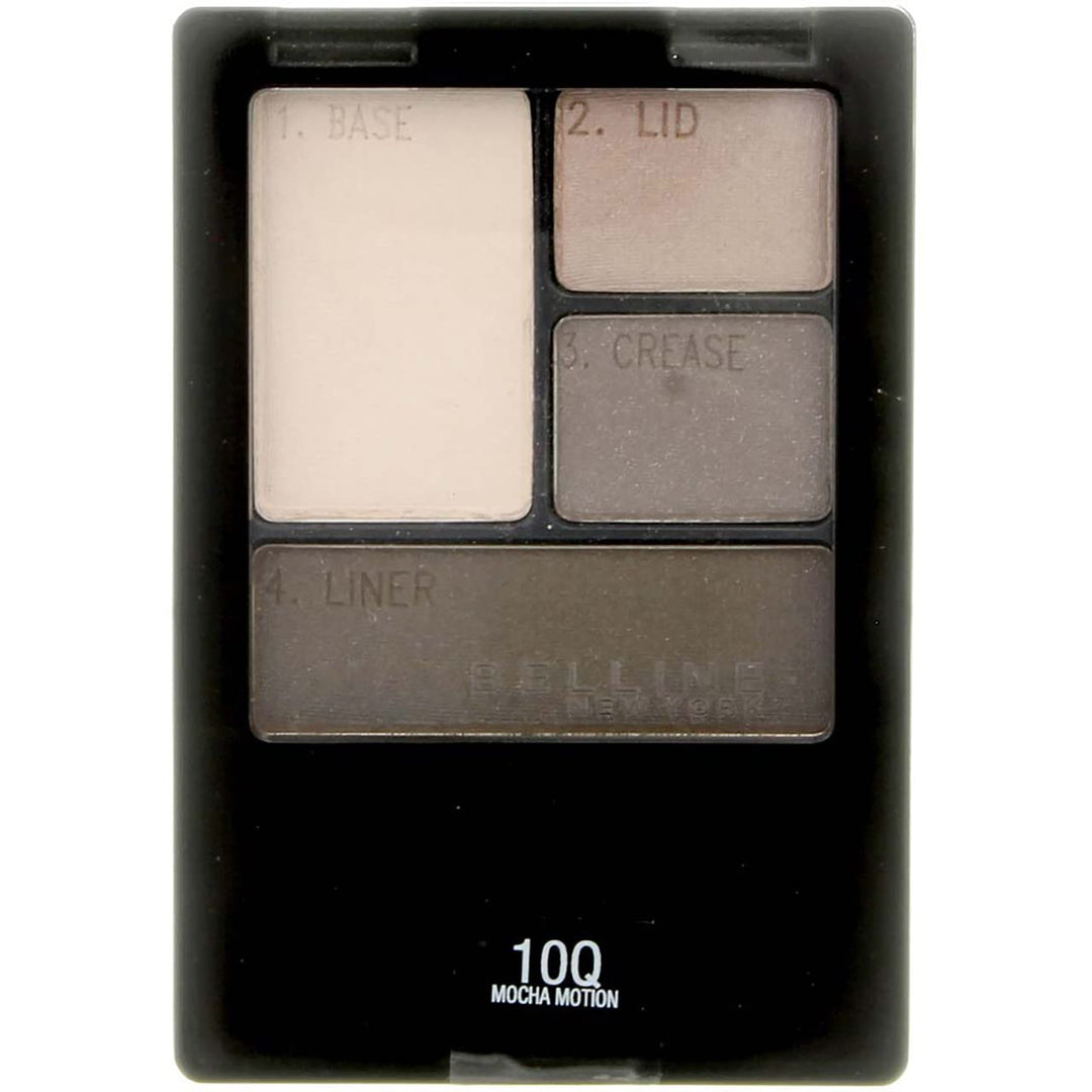 Maybelline New York Expert Wear Quads Eyeshadow, Mocha Motion [10Q] 0.17 Oz (Pack Of 2)