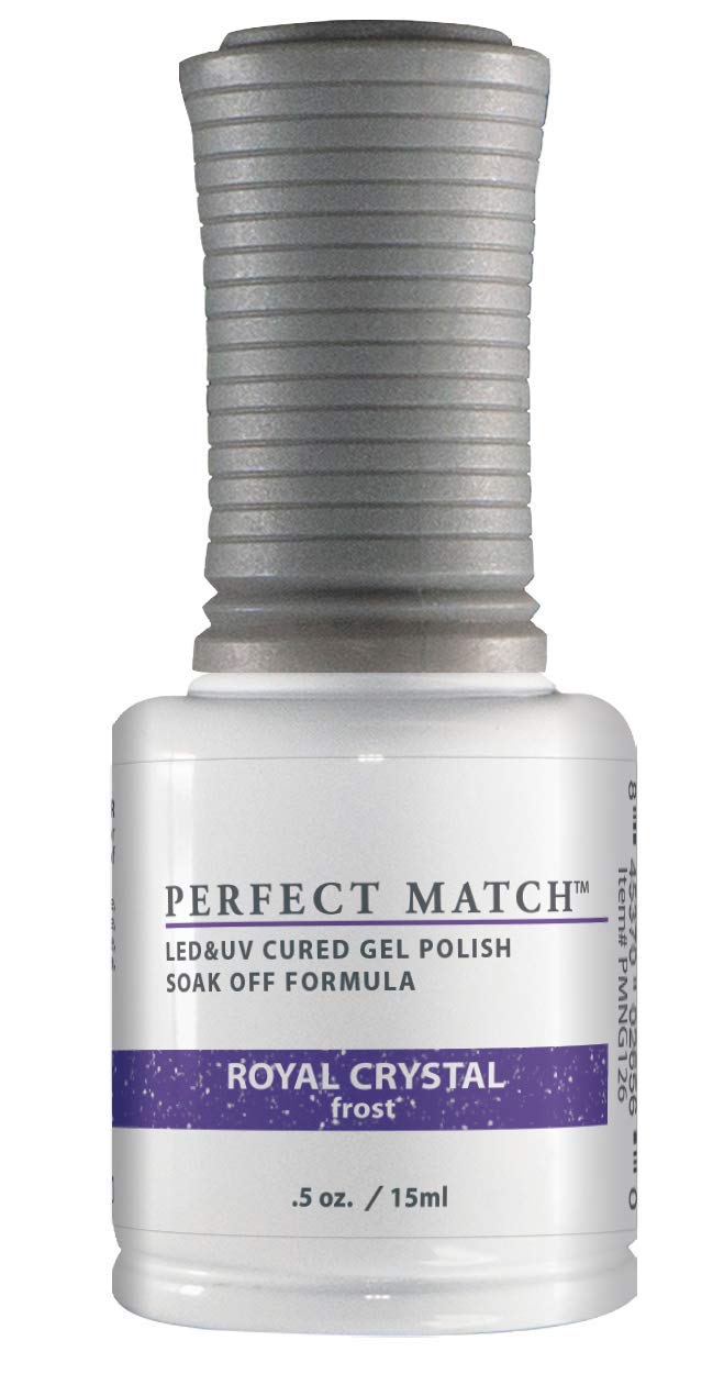 Lechat Perfect Match Gel Polish, Royal Crystal, 0.5 Fl Oz (Pms126)