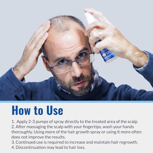 5% Minoxidil Spray 3PCS, Minoxidil for Men Hair and Beard, Minoxidil for Women Hair Growth, Minoxidil for Men Hair Growth.