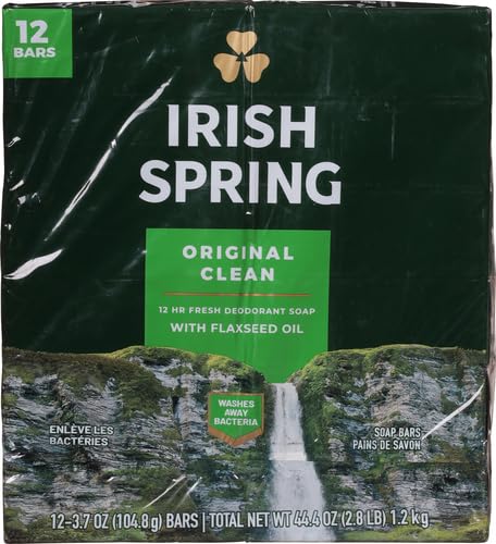 Aloe Vera Moisturizing Bar Soap | Irish Spring | 44.4 Oz | Hydrating Cleanser