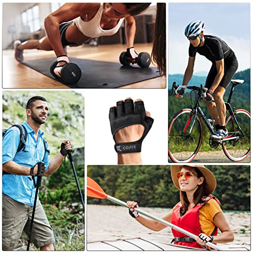 COFIT Breathable Workout Gloves, Antislip Weight Lifting Gym Gloves for Men Women, Superior Grip & Palm Protection for Weightlifting, Fitness, Exercise, Training