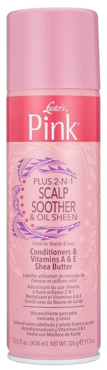 Lusters Pink Scalp Soother & Oil Sheen Spray 11.5 Ounce (Pack Of 2)