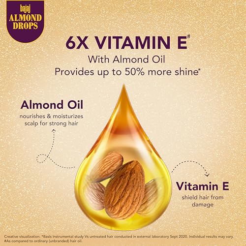 Bajaj Almond Drops Hair Oil - 475 ML (16.91 Floz.)