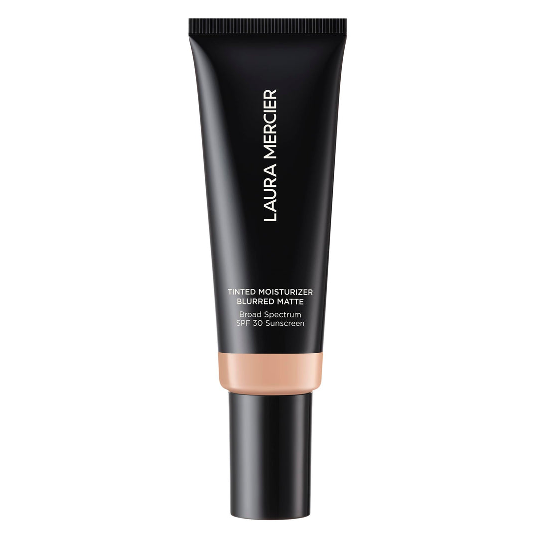 Laura Mercier Tinted Moisturizer Blurred Matte with SPF 30: 24HR+ Shine Control and Blurring, Long Lasting, Sheer to Light, Buildable Coverage, Blurs the Look of Pores, Skin Tint, 3C Fawn