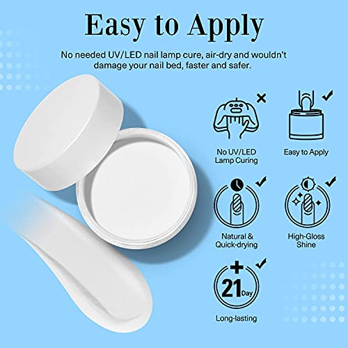 AZUREBEAUTY Dip Powder Bright White Color, Basic Nail Dipping Powder French Nail Art Starter Manicure Salon DIY at Home, Odor-Free and Long-Lasting, No Needed Nail Lamp Curing, 1 Oz