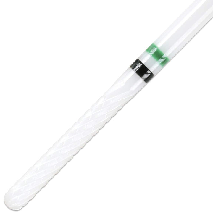 Pana Professional - White Under Nail Cleaner Ceramic Safety Bit 3/32" Shank Size - Nail Drill Bit for Dremel Machine