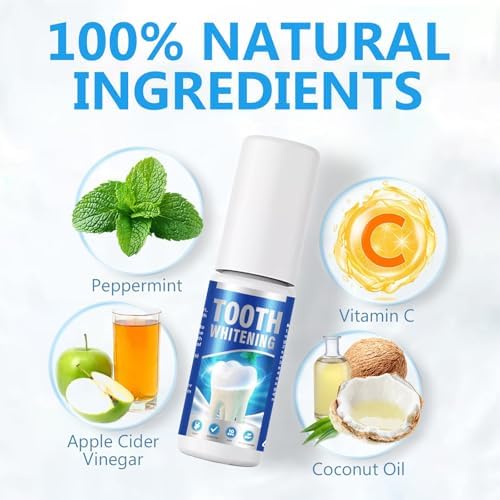 Tooth Paint, Instant Teeth Whitening Paint Kit, Simple & Quick White Paint for Teeth, Safe, Gentle & Long-Lasting, Regain a Bright Smile at Home