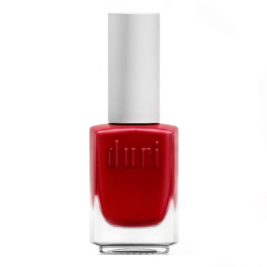Duri Nail Polish, 753 Humble Brag, Elegant Red, Full Coverage, Fast Drying, Glossy Finish, 0.45 Fl Oz