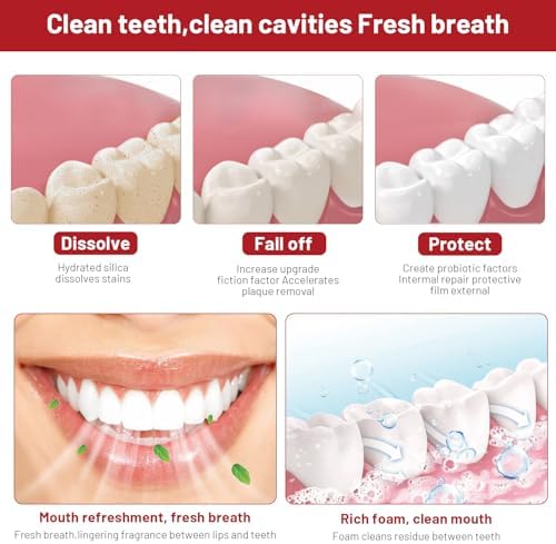 Sp10 Probiotic Toothpaste, Sp-10 Ultra Whitening Toothpaste, Fresh Breath Stain Removal, Deep Cleaning Care(2pcs)