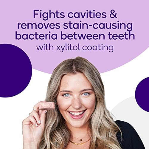 BURST Expanding Dental Floss Refills (32 Yards/3 Pack) | Mint Eucalyptus Aroma Bobbins | Woven | Stain-Absorbing | Vegan | Paraben, BPA & Cruelty-Free