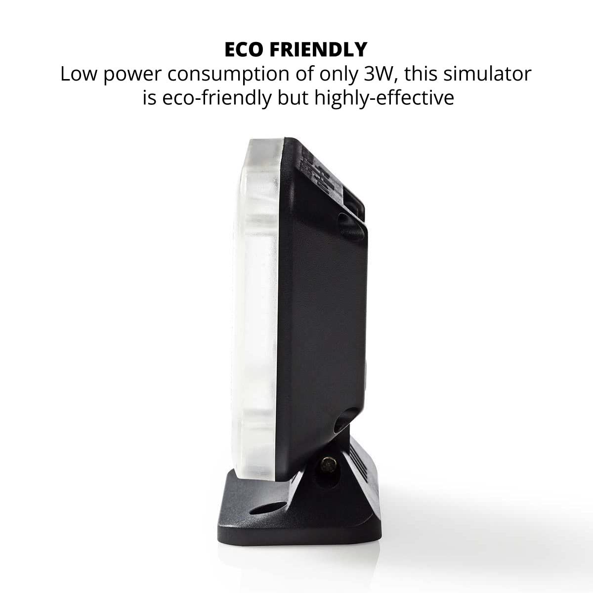 Ex-Pro Fake Dummy TV Simulator Eco Friendly Home Security Anti-Burglar and Theft Deterrent with LED Light Timer & Dusk Sensor