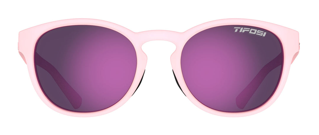 Tifosi Svago Sunglasses (Satin Crystal Blush, Rose Mirror)