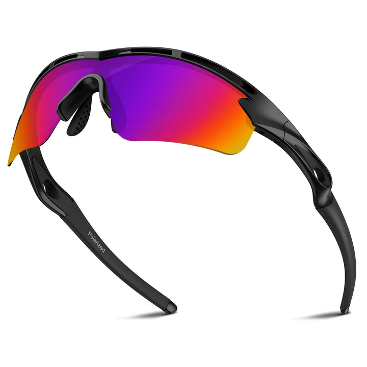 Polarized Sports Sunglasses for Men Women Youth Baseball Cycling Running Driving Fishing Tennis Golf Motor TAC UV400 TR90