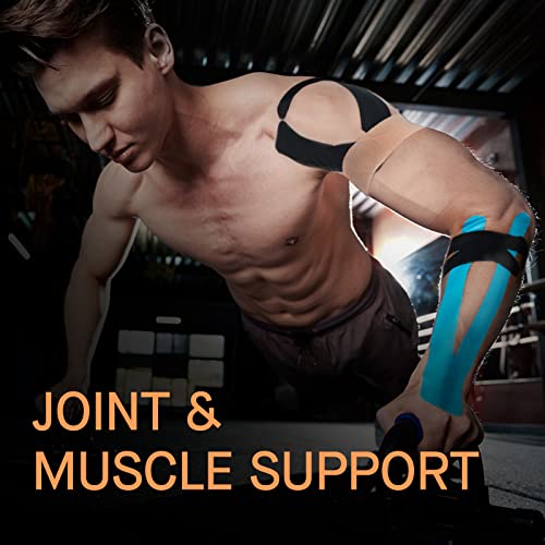 OK TAPE Kinesiology Tape, Basic Original Cotton Elastic Athletic Tape for Support and Recovery, Sports Tape Therapeutic Pain Relief, 2in×16.4ft Uncut Roll - Pink