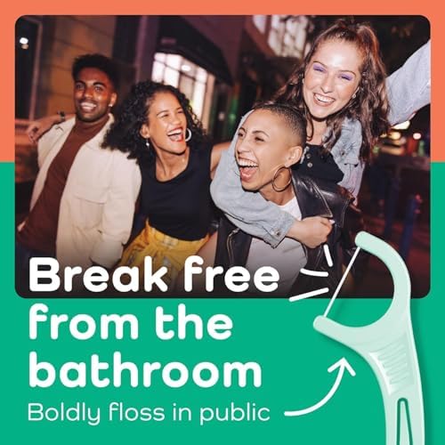 Plackers Micro Mint Dental Floss Picks, 90 Count (Pack of 3)