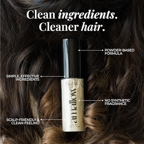 Non Toxic Dry Shampoo Powder – With Organic Ingredients - Arrowroot, Bentonite Clay, Aloe Vera, & Essential Oils – No Talc, No Aerosol - Men & Women - Great For Travel