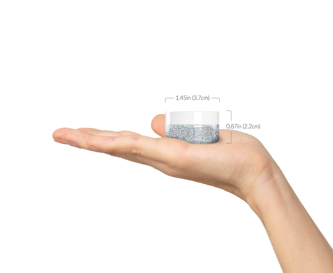 MARBLERS Holographic Face & Body Glitter [Holo 24K Gold] 0.18oz (5g) | Fine | Non-Toxic | Vegan | Cruelty-Free | Ethically Sourced | Festival Makeup | Eye, Hair, Nail, Eyeshadow | Cosmetic Grade