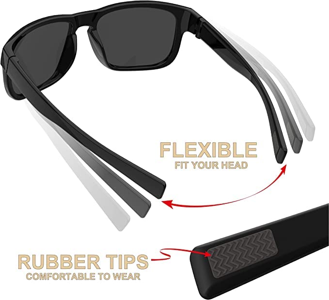 QOOL TIMES Living out your F11 HD Polarized Gold lens Casual sport Sunglasses Men Women Running