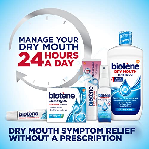 Biotene Dry Mouth Management Oral Rinse, Dry Mouth Spray and Moisturizing Gel - 1 Kit