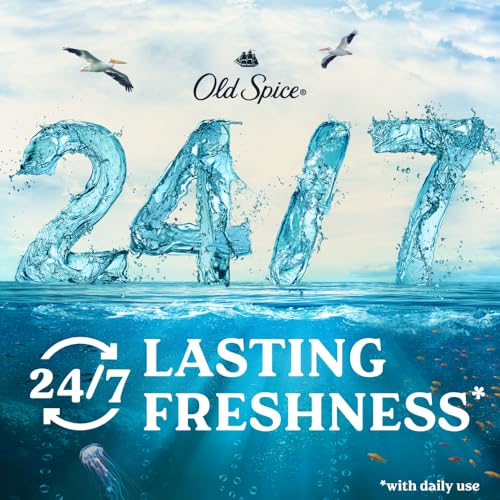 Old Spice Antiperspirant & Deodorant for Men, Deep Sea with Ocean Elements Scent, 2.6 oz