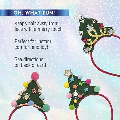 Scunci by Conair DIY Holiday Christmas Headband Ki`t, Decorate Your Own Holiday Headband, Perfect for Families, Kids and Parties