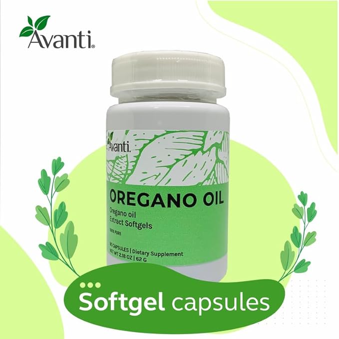 Avanti - Oregano Oil, 150mg Concentrated Oil, softgel, additive Free