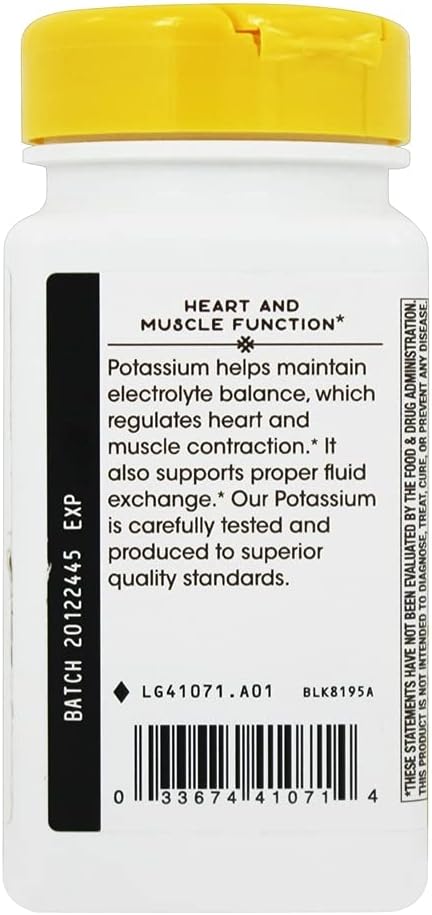 Natures Way Potassium Chelate Complex - 100 Capsules